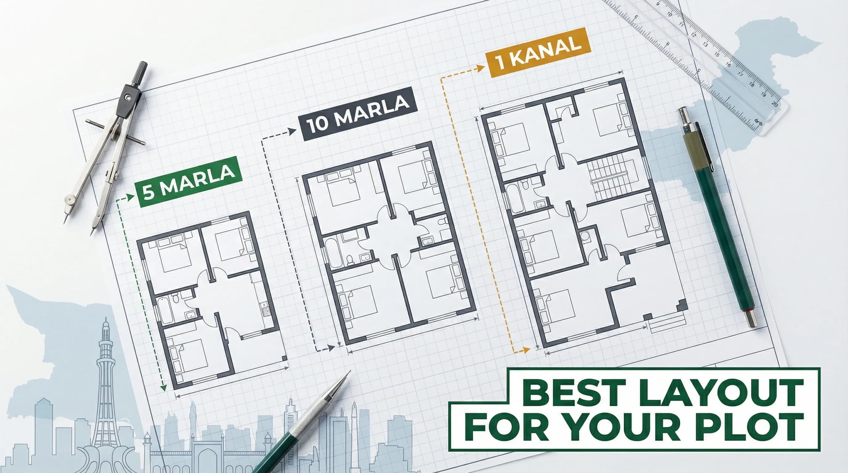How to Choose the Best House Layout for Your Plot Size in Pakistan