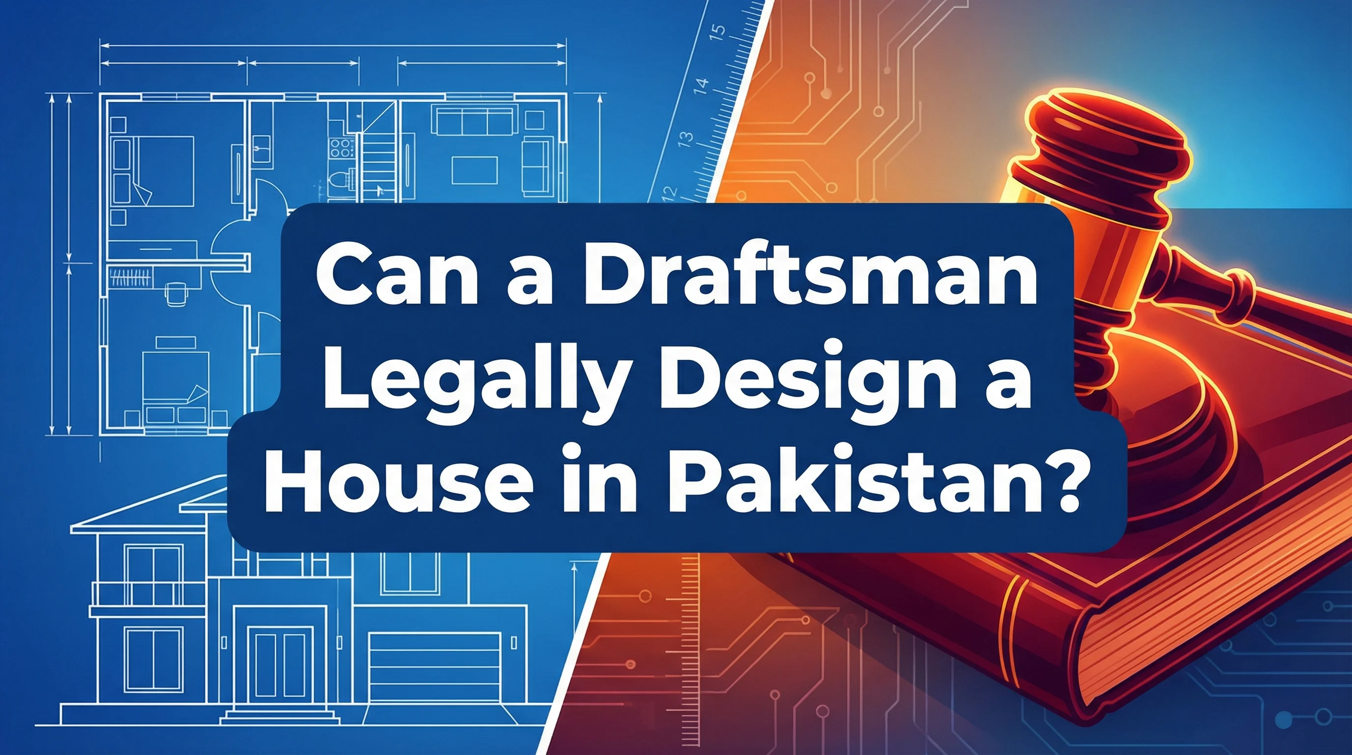 Can a Draftsman Legally Design a House in Pakistan?