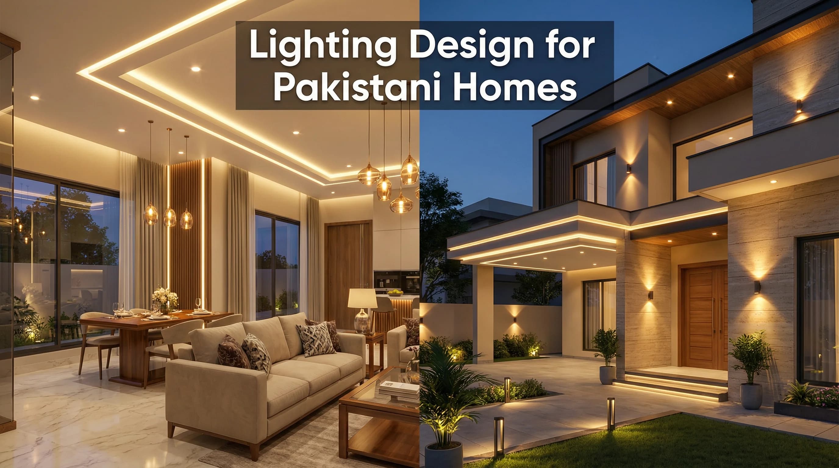 Lighting Design for Pakistani Homes
