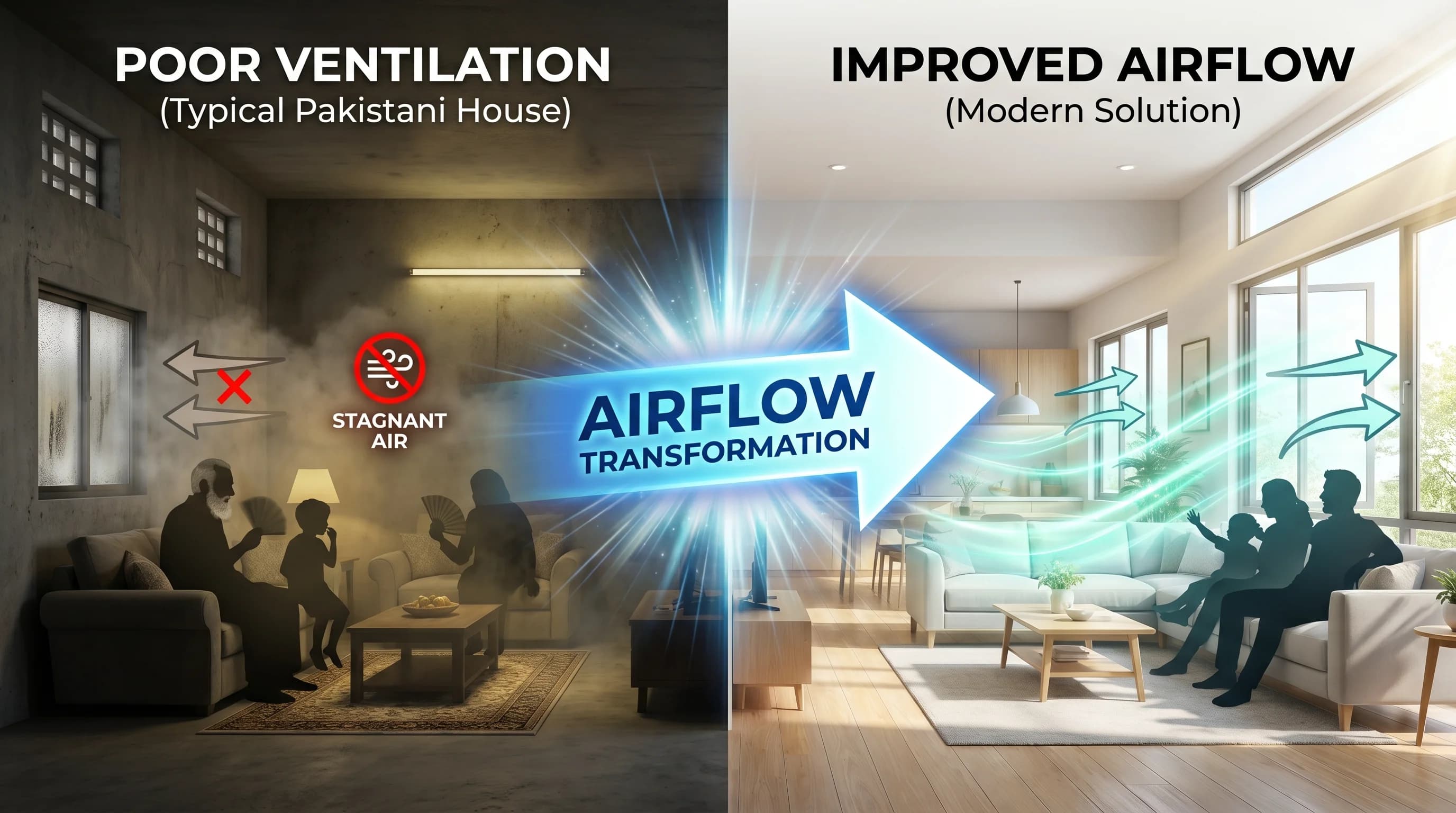 Why Most Houses in Pakistan Are Poorly Ventilated (And How to Fix It)
